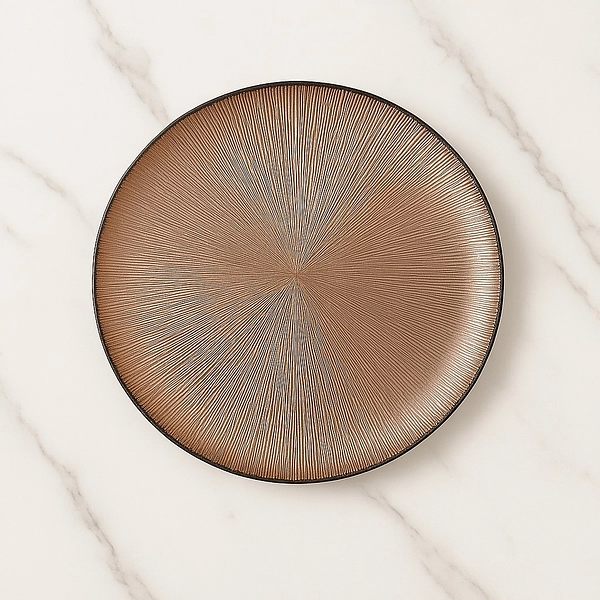 Plato Decorativo Grafito 107